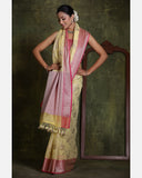 Light Lemon Silk Cotton Saree
