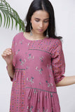 Rose Print Kurta Combo