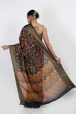 Seaweed Green Moonga Silk Saree - Silk Mark Certified