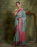 Jade Green Silk Cotton Saree