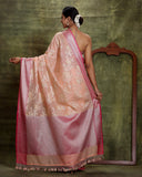 Peach Silk Cotton Saree