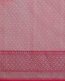 Light Pista Silk Cotton Saree