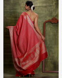 Red Silk Cotton Saree