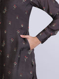 Charcoal Grey Baggy Kurta