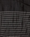 Black Zari Stripe Sari