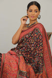 Black Pashmina Moonga Silk Handloom Banarasi Saree- Silk Mark Certified