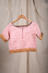 Pink Textured Blouse