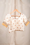 Cream Floral Blouse
