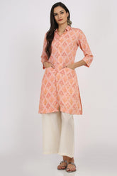 Peach Colour Kurta Combo