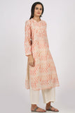 Peach Stripes Kurta