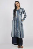 Blue Stripes Kurta