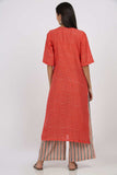 Fiery Red Kurta