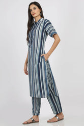 Prussian Blue Stripes Combo