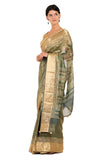 Pastel Green Katan Silk Saree - Silk Mark Certified