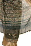 Pastel Green Katan Silk Saree - Silk Mark Certified