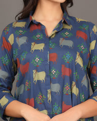 Pichwai Shirt Kurta