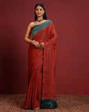 Red Tissue Saree