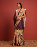 Katha Chanderi Weave Saree