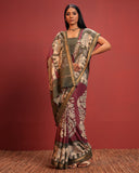 Kalamkari Chanderi Silk Saree