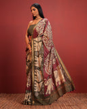 Kalamkari Chanderi Silk Saree