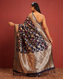 Banarasi Khadhua Shikargah Saree