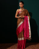 Handloom Tissue Mashru Saree