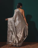 Banarasi Silver Tissue Saree