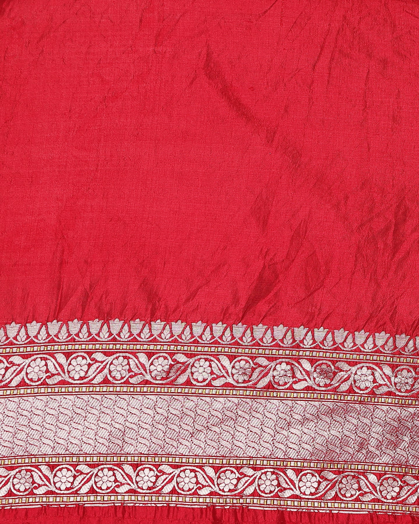 WOVEN RED KATAN SILK SAREE