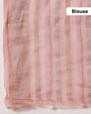 Organza Silk Srtipes Saree