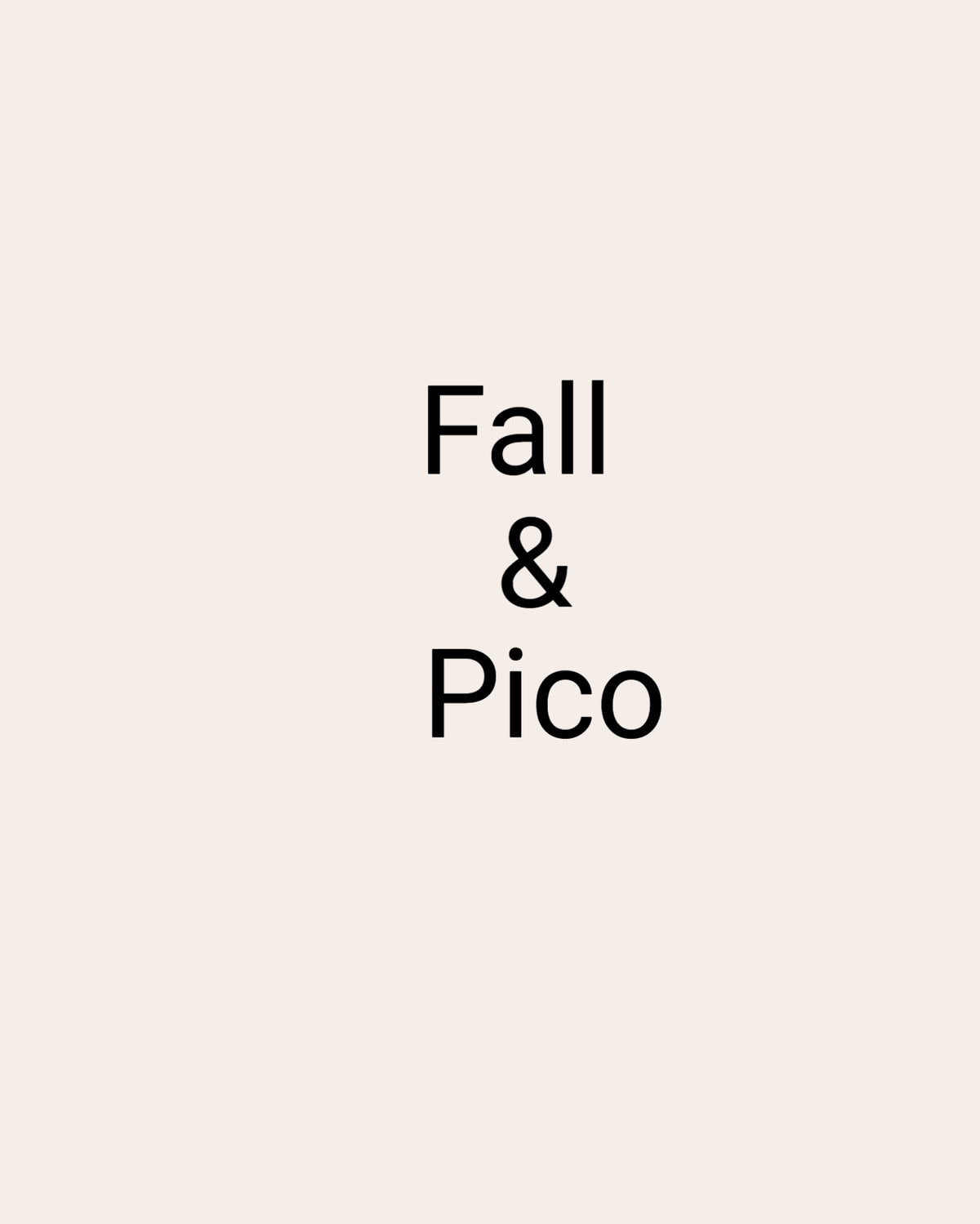 Fall & Picko