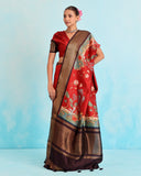Gulnaar Chiniya Silk Saree
