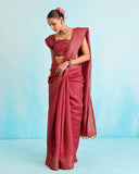 Gulabi Noor Munga Silk Saree