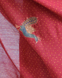 Gulabi Noor Munga Silk Saree