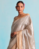 Rooh Rose Gold Tissue Saree