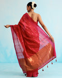 Rani Gulab  Silk Saree