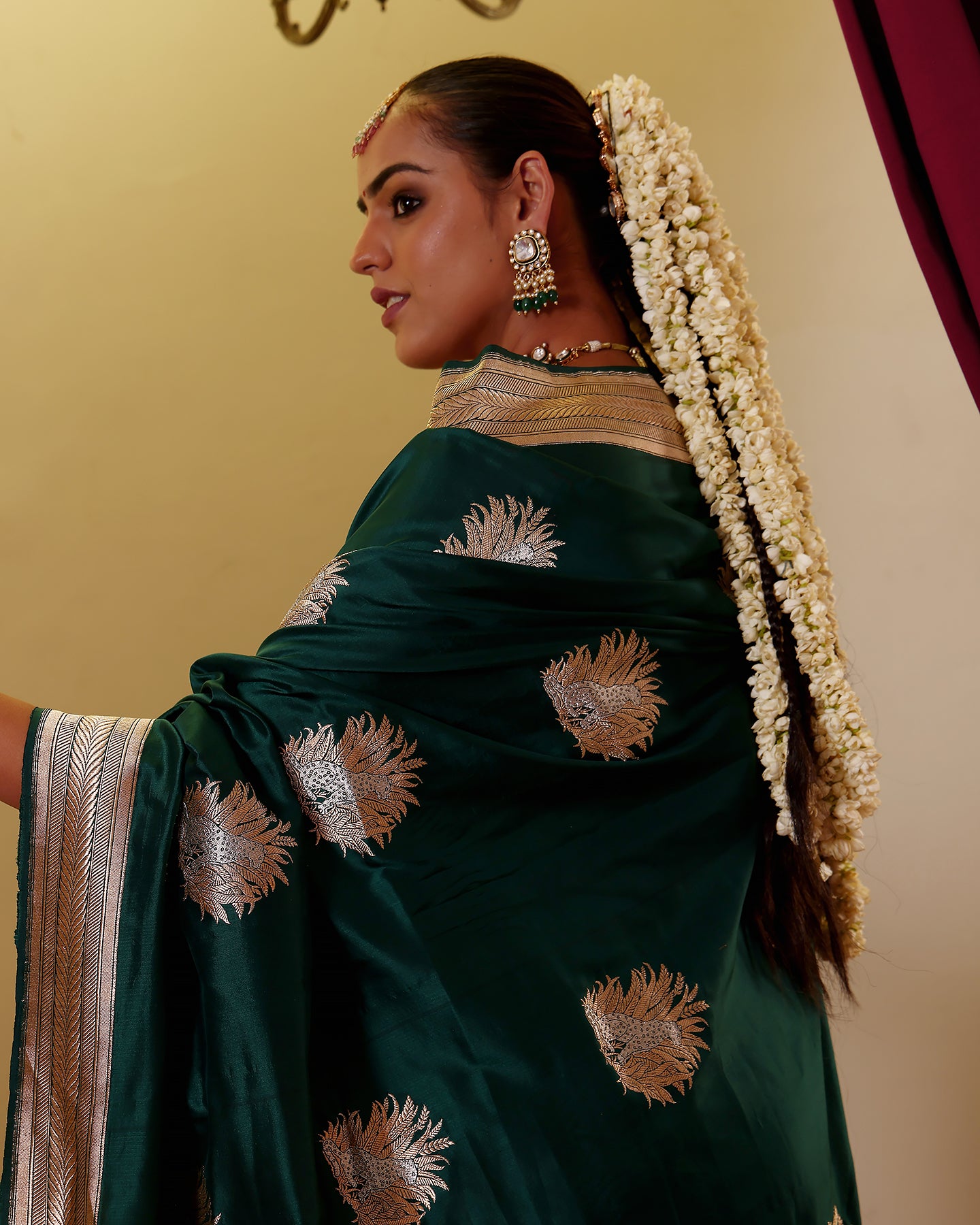 Handwoven Katan Silk Saree