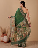 Emerald Heritage Moonga Silk Saree