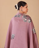 Dusty Rose Chanderi Suit Set