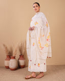 Golden Bloom Chanderi Kurta Dupatta Set