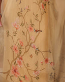 Golden Meadow Organza Kurta Dupatta Set