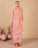 Rose Garden Organza & Mul Chanderi Suit Set