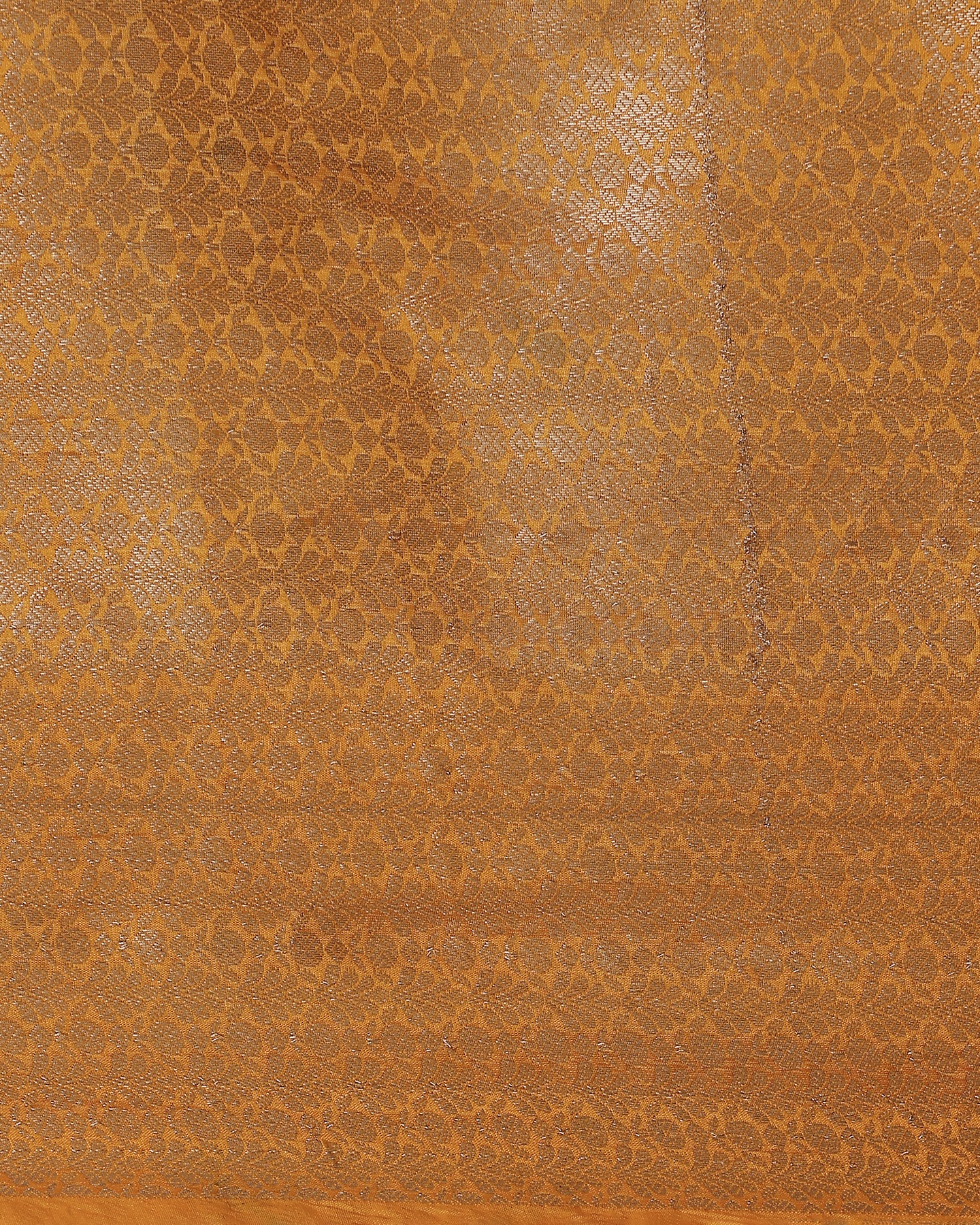 Jaal Weaving Mustard Silk Saree