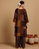 Silk Cotton Embroidery Kurta