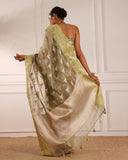 PISTA TISSUE SAREE