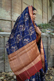 Peacock Moonga Handloom Silk Saree - Silk Mark Certified