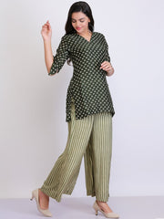 OLIVE GREEN TOP COMBO - SET OF 2