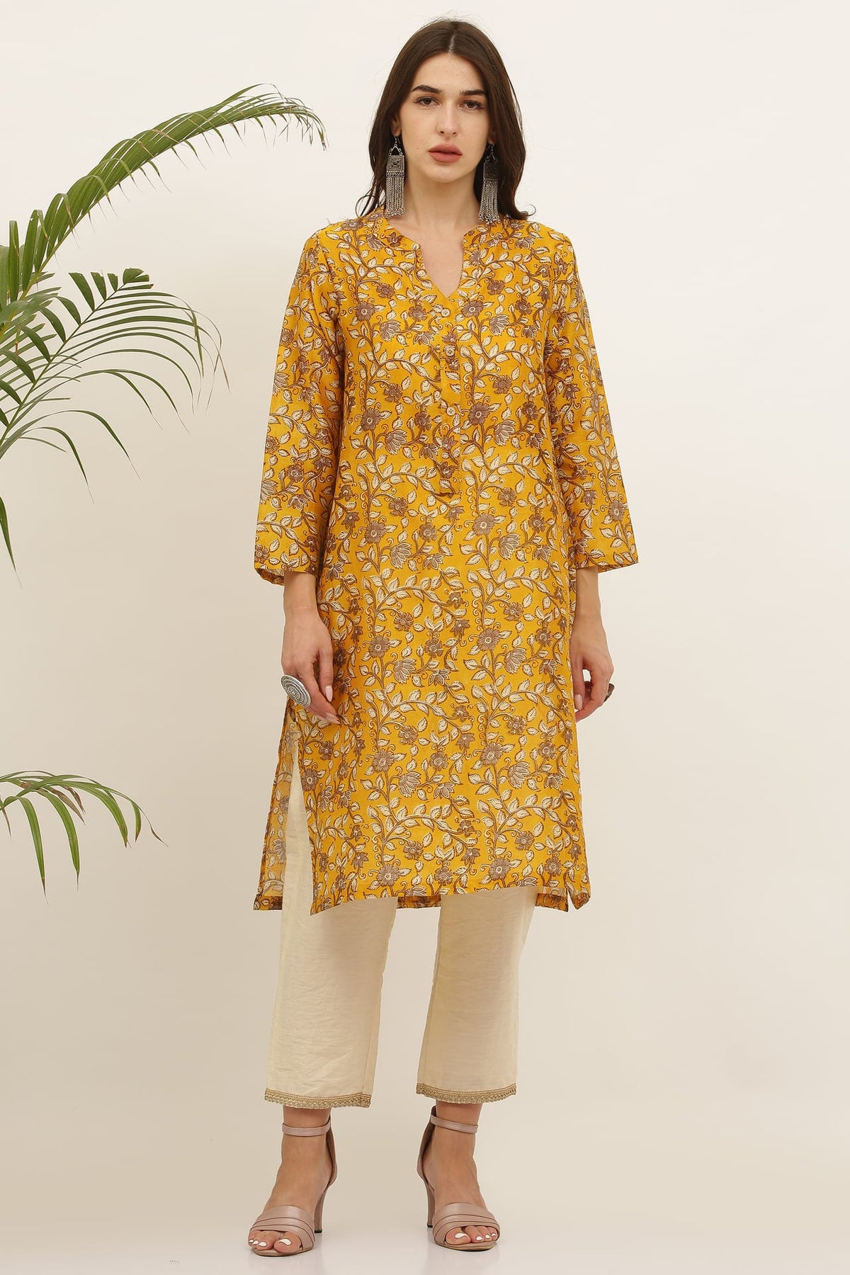 Saba Chanderi Kurta
