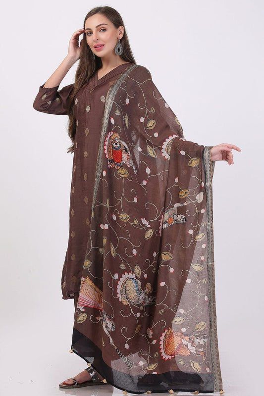 Rasleela Pichwai Dupatta