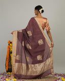 Myra Katan Silk Saree - Silk Mark Certified