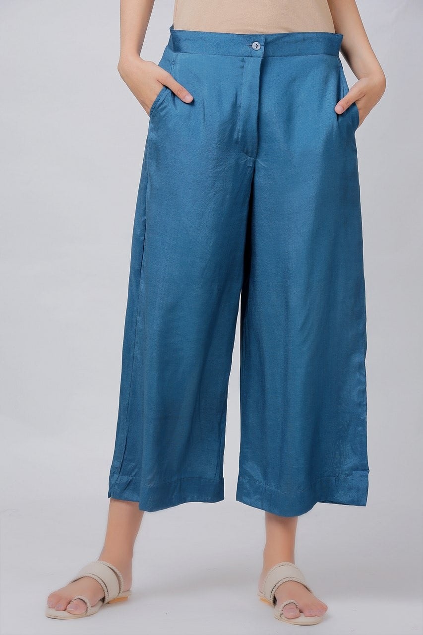 Blue Modal Pants